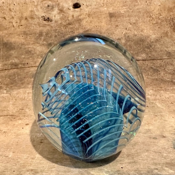 Robert Eickholt Other - Vintage Robert Eickholt Glass Paperweight 1996